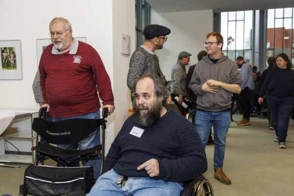 Udo Schmidt und Florian Grams genießen die Pause